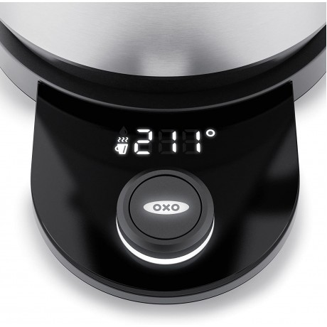 OXO Brew Adjustable Temperature Kettle Electric Clear B01KTRDKNW