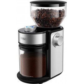 Biugh Coffee Grinder Electric Automatic Burr Mill with 16 Precise Grind Settings 14 Cup Silver B09N98CFR5