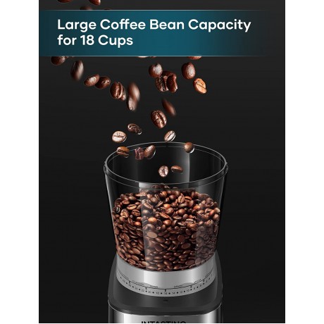 INTASTING Burr Coffee Grinder Coffee Grinder Electric with 31 Precise Grind Settings for Drip Percolator French Press and Espresso B09TKJBLB6