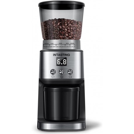 INTASTING Burr Coffee Grinder Coffee Grinder Electric with 31 Precise Grind Settings for Drip Percolator French Press and Espresso B09TKJBLB6