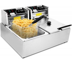 casulo Commercial Deep Fryer with Basket 3600W 12. 