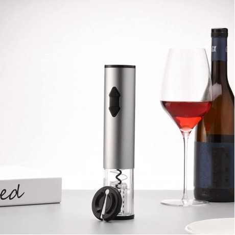 Black ABS Efficient Lightweight Electric Wine Bottle Opener AA Battery Powered Automatic Corkscrew Exquisite Operation Simple for Red Wine Champagne B09WZSNHJ8