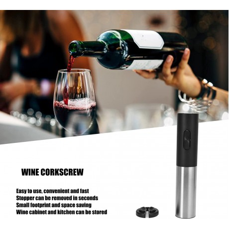 Electric Wine Bottle Opener Automatic Electric Corkscrew Practical Unique with Cutter for Bar B0B39QRNZX