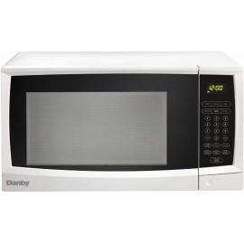 Danby 1.1 Cubic Feet 1000 Watt Compact Kitchen Counter Top Microwave Oven White B0084DFLRM