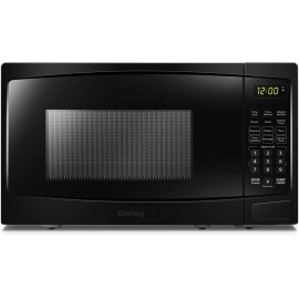 Danby DBMW1120BBB 1.1 Cu.Ft. Countertop Microwave In Black 1000 Watts Family Size Microwave With Push Button Door B08555W3LY