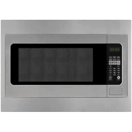 FORTE F2422MV5SS 24 5 Series 2.2 cu. ft. Capacity Countertop Microwave with F27MVTKSS 27 Built-In Trim Kit in Stainless Steel B09CQF95FG