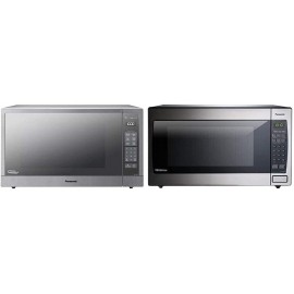 Panasonic Microwave Oven & Microwave Oven NN-SN966S Stainless Steel Countertop Built-In with Inverter Technology and Genius Sensor 2.2 Cubic Foot 1250W B08N5SRH5Q