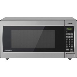 Panasonic Microwave Oven NN-SN766S Stainless Steel Countertop Built-In with Inverter Technology and Genius Sensor 1.6 Cubic Foot 1250W B01DEWZWFS