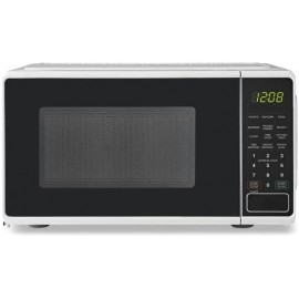 YuuTxx Countertop Microwave Oven with Sound On Off ECO Mode and Easy One-Touch Buttons 0.7 Cu Ft 700W White B0B3SWX1P8