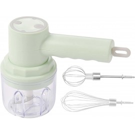 3 in 1 Food Chopper & Hand Mixer,Handheld Whisk Electric Household Mini Handheld Small Baking Wireless Charging Whipped Cream B0B4GHLYLV