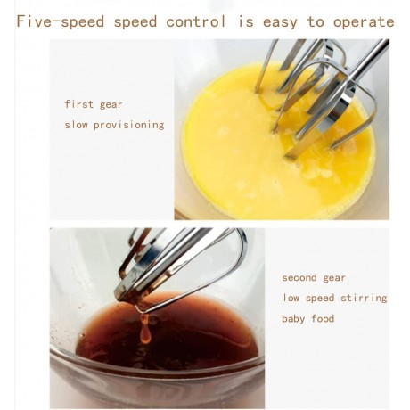 5 Speed Electric Hand Mixer 150W Lightweight Hand Mixer with Whisk And Dough Hook Cake Mixer Baking Mixer Dough Mixer for Easy Whipping of Dough Cream Cakes,Blue B09VC3X8VN