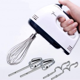 7 Speed Hand Mixer Electric Portable Kitchen Hand Held Mixer Food Blender Whisk,Dough Hooks,with Easy Button and 5 Attachments1 Whisk 2 Beaters and 2 Dough Hooks for Cookies,Cakes Dough Batters,&More B08FDH6ZPD