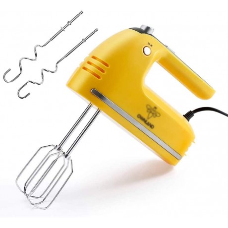 DX 200W Hand Mixer Electric Egg Beater Home Baking Includes Stainless Steel Beaters & Dough Hooks B086PNN7SF