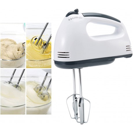 Hand Mixer Electric 7 Speed 180W Handheld Electric Egg Mixer with Egg Beating Knead Dough Rod for Baking Cake Egg Cream FoodUS standard 110V B0B1VXW6V3