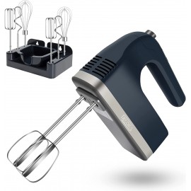 Hand Mixer Electric Handheld Cake Kitchen Mixer Upgrade 9-Speed 400W High Power,Timer Digital Screen Storage Case and 2 Dough Hooks 2 Beaters 2 Egg Sticks with Whipping Mixing Cookies Brownies Cakes Dough Batters Meringues B088R1PYN3