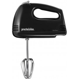 Proctor Silex Easy 5-Speed Electric Hand Mixer with Bowl Rest Compact and Lightweight Effortless Mixing Black 62507PS B007VZ7WXA