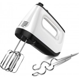 Vecuni Hand Mixer 250W 6-Speed Mixer Electric Handheld Egg Beaters Baking Beaters with Turbo Boost & Eject Button Portable Kitchen Mixer with Dough Hooks for Easy Whipping Cream Cake Cookies B0B41L784L