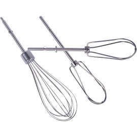 W10490648 & KHMPW Beaters for Hand Mixer by Wadoy Stainless Steel Pro Whisk Turbo Beaters Cream Making Mousse or Meringue Shakes Egg Replace AP5644233 PS4082859 KHM2B KHM512BM B081DJQTRR