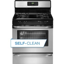 Frigidaire 4-Piece Set with FFHB2740PS 36" French Door Refrigerator FFGF3053LS 30" Gas Range FFBD2412SS 24"Built In Dishwasher and FFMV164LS 30" Over The Range Microwave Oven in Stainless Steel B076CT52BM