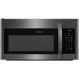 Frigidaire FFMV1846VD 30" Over the Range Microwave Oven; 1.8 cu. ft. Capacity 1000 Cooking Watts 300 CFM 10 Power Levels One-Touch Options Interior Microwave LED Lighting Black Stainless Steel B089JD5K71