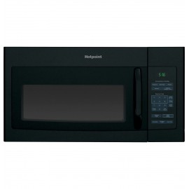 Hotpoint RVM5160DHBB 1.6 cu. ft. Over-The-Range Microwave Oven Black  16.5" Height 29.875" width 15.25" Length B00N0ZULBK
