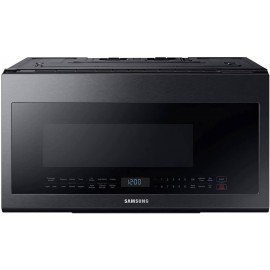 SAMSUNG Black Stainless Steel Over-The-Range Microwave B075STFR1W