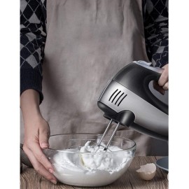 Mixers Egg Beaters Dough Hooks Hand Mixer Whisk 350W With Stainless Steel Attachments 5-Speed and Turbo Button Household Stand Mixers Color : Black B0823P9D6R