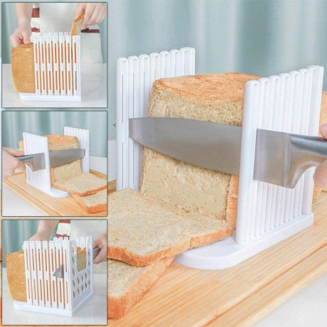 Richmom Bread Slice plastic Toast Slicer Kitchen Tool Guide Cutter Slicing Sheet B07SWR5JGX