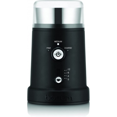 Bodum Bistro Electric Coffee Grinder 8 Inches Black B09F5VMJN5