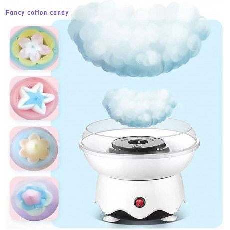 Cotton Candy Maker Homemade Portable White Cotton Candy Machine for Kids Birthday Party Christmas Gift B09Y5KQYWL