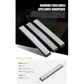 3Pcs Set Of Professional Knife Sharpener Angle Diamond Sharpening Stone Grinder Stones Whetstone System For Knives Kitchen Knife B07FN9JGVQ