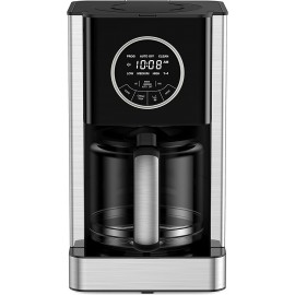 12-Cup Coffee Maker,Drip Coffee Machine with Glass Carafe Keep Warm 24H Programmable Timer Brew Strength Control Touch Control Anti-Drip System Self-Cleaning Function,Father's day gifts B09NVFS1G8