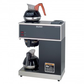 BUNN 33200.0002 VPR-2EP 12-Cup Pourover Commercial Coffee Brewer Plus 2 Easy Pour Commercial Decanters B00472MMXK