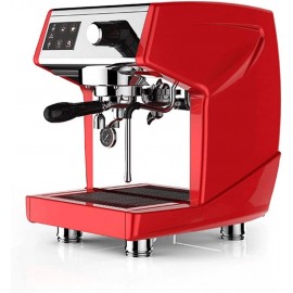 Coffee Maker Semi-automatic Pump Steam With Steam Nozzle 15 Cup Stainless Steel Nozzle Espresso Machine With Removable Waste Water Tray Color : Red B07YWCM7H2