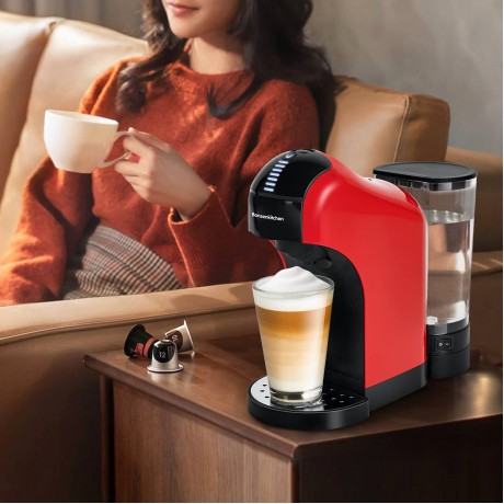 Dolce Gusto Coffee Machine Bonsenkitchen 3 in 1 Capsule Coffee Maker Mini Nespresso Machine Compatible with Nespresso Dolce Gusto and Ground Coffee Auto Shut Off & Self-Cleaning Function B09DY9B85K