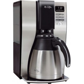 Mr. Coffee Coffee Maker Programmable Coffee Machine with Auto Pause 10 Cups Stainless Steel B0037ZG3DS