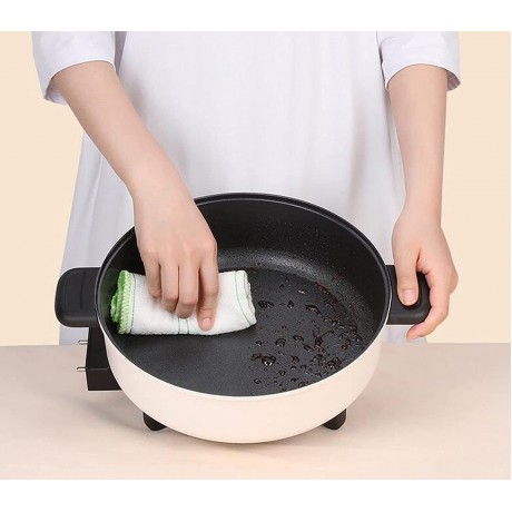 Electric hot pot pot household multifunctional integrated electric hot pot electric frying pan electric skillet cooking non-stick electric hot pot is easy to clean suitable for family kitchens hotel B096ZYVFY5
