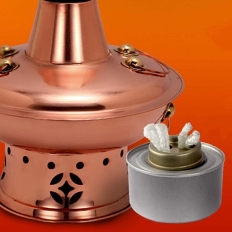 Hot Pot Alcohol Copper 360° Rapid and Uniform Heat Conduction Meat Tomato Soup Electric Fondue Pots Color : B Size : 3838cm B08TMQ5V8Q