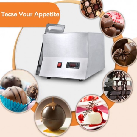 Hourlkk Chocolate Melting Pot 250W Electric Choco Melt 10L Fondue Meltings Pots and Automatic Thermostat with Temperature Control for Candy Butter 86-185℉ B09X2QLL1G