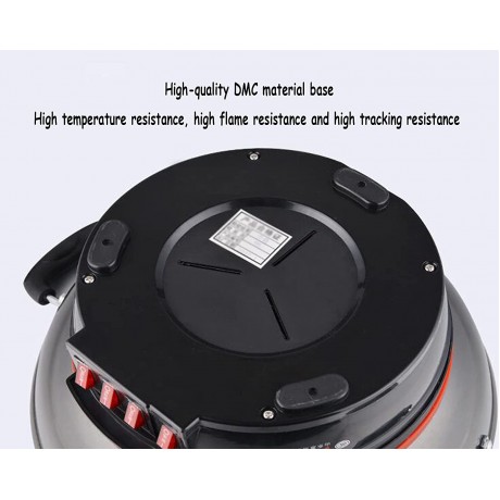 Thickened cast iron pot electric cooker commercial multi-function electric cooker household electric rice cooker multi-purpose electric wok frying cooking pan non-stick coating electric cooker easy t B096ZX83NY