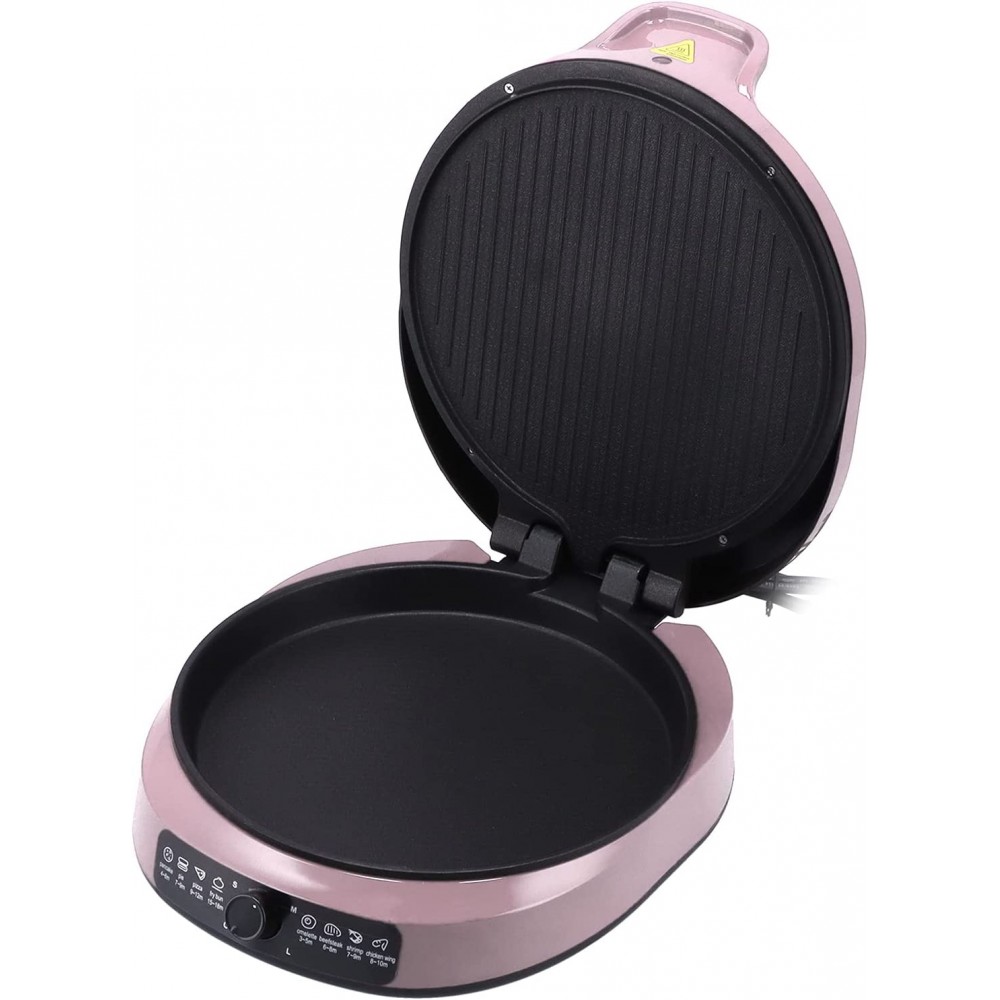 Electric Baking Pan 1600W Electric Baking Pan Double‑Sided Heating Crepe Pancake Maker with Knob 110V for Your Delicacies Everydaypink B09HKTG7GP