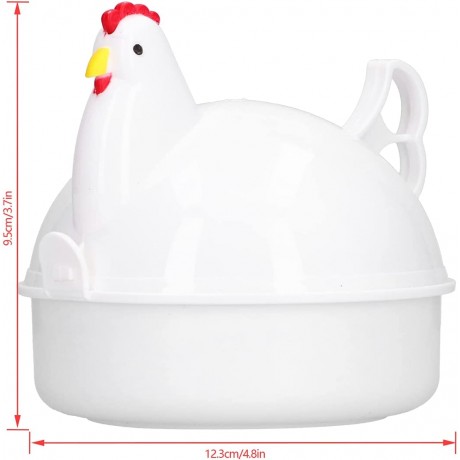 Egg Maker Fashionable and Interesting Shape Design Egg Cooker with Microwave Only for Home Kitchen B099P5B5LF