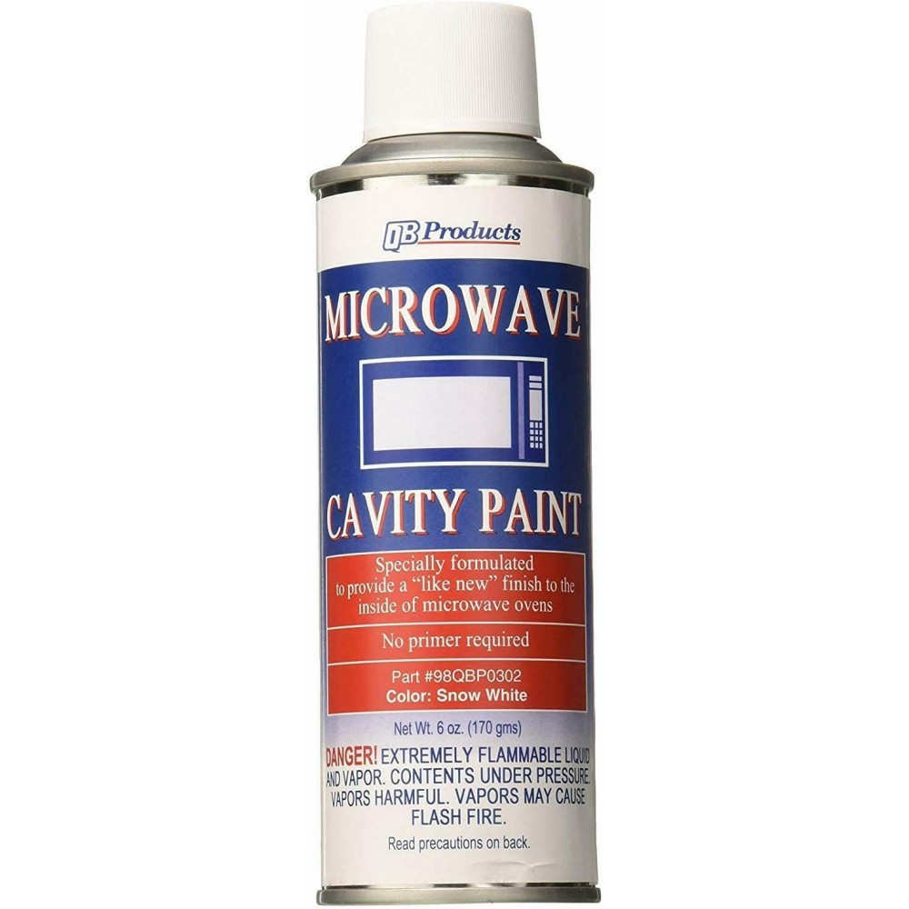 Microwave Cavity Paint Snow White Bright White 6oz 98QBP0302 LSLLYPY Aftermarket Repair Parts B09WTJYHPB