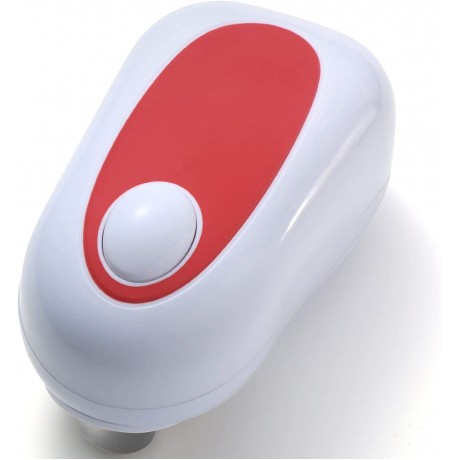 Electric Can Opener A Push of Button No Sharp Edge Food-Safe and Battery Operated Handheld Can OpenerWhite B09XB3FDN2