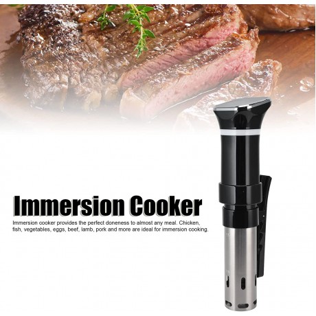 EVTSCAN Stick Style Immersion Cooker 1100 Watts Sous Vide Machine Stainless Steel Low Temperature Long Time Cooking for Food Meat and Vegetables for Restaurant Home Kitchen Dinner Party B0B1PWZ2JW