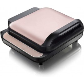 Cake Machine Electric Baking Pan Double-sided Heating Household Waffle Pancake Automatic Electric Cake Stand Cake Machine Mini Donut Makers Color : Pink Size : 27.2x25.2cm B091XV47NJ